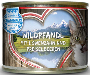 wildpfandl-200g_野味蔓越莓蒲公英.jpg - 低碳高脂主食罐-歐陸製造 表1-3-2